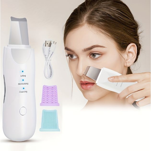 Limpiador Facial 3 En 1 Espatula Acne
