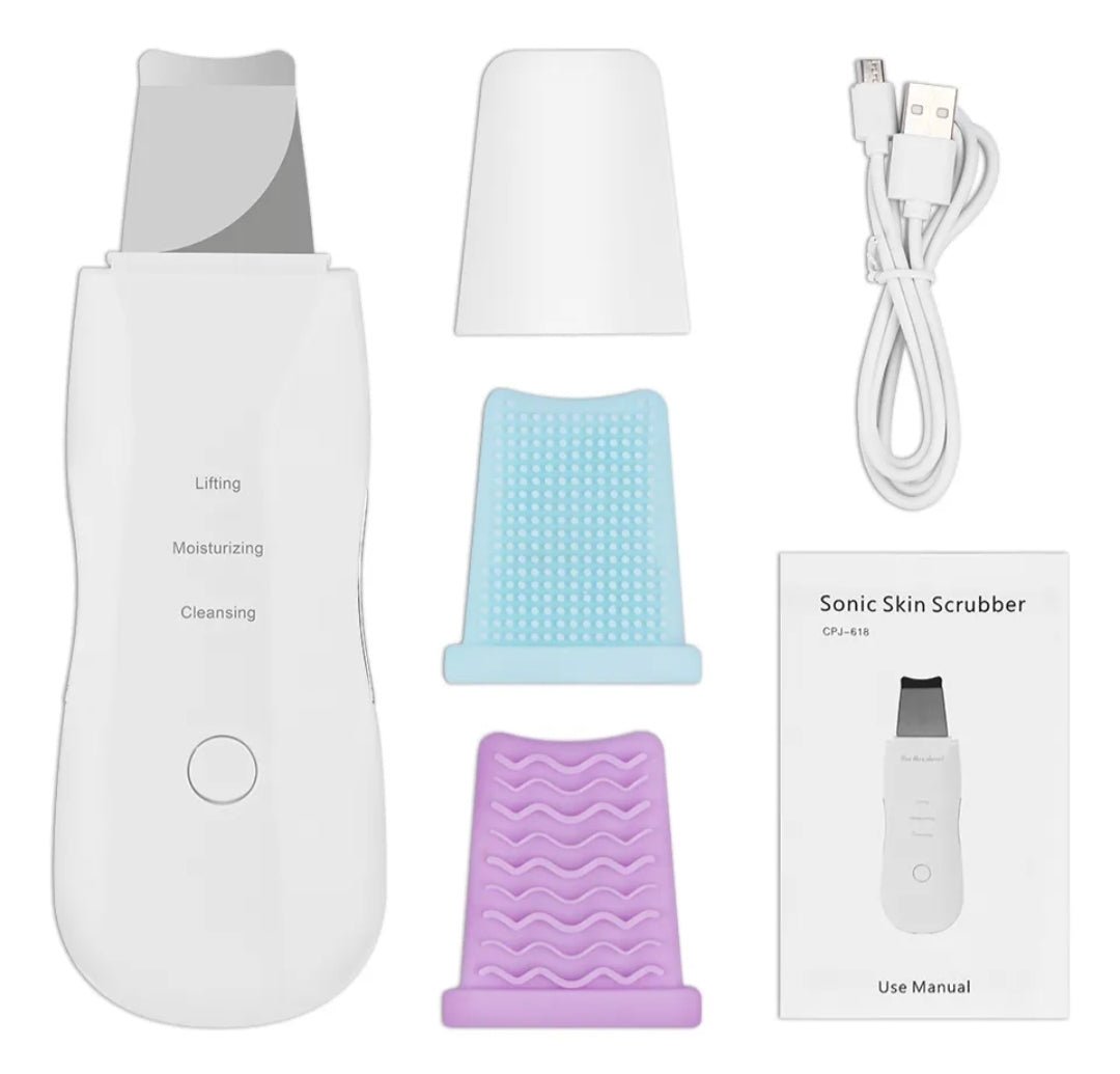 Limpiador Facial 3 En 1 Espatula Acne